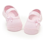Meia Sapatilha Lacinho Rosa Bebê 0 12 Meses Puket