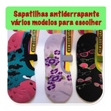 Meia Sapatilha Não Escorrega Ioga Pilates Qualidade Kit Com2