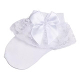 Meia Soquete Infantil Bebe Batizado Festa Menina Social