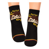 Meia Soquete Pansocks Sola Antiderrapante Harry Potter Puket