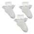 Meia Soquete Renda Batizado Festa Social Bebe/infant Kit C/3