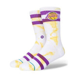 Meia Stance Cano Medio Nba Lakers Dyed