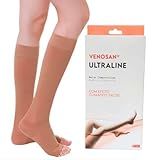 Meia Venosan Ultraline 4000 De Média Compressão 20 30mmHg Bege 3 4 Pé Aberto Cód BG41003 P 