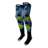 Meião Meia Asw Brace Camuflado Offroad Motocross Enduro