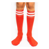 Meião Vermelho Futebol Infantil Juvenil Meião Longo