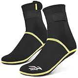 Meias De Mergulho Lianai Meias De Mergulho 3mm Neoprene Beach Water Meias Térmicas Wetsuit Boots Meias De Mergulho Antiderrapantes Para Rafting Snorkeling Vela Natação