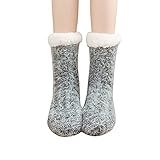 Meias Femininas De Inverno Para Neve Meias De Dormir Meias De Carpete Meias De Pelúcia Quentes E Espessas Tapete De Neve Preto Tamanho Nico