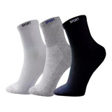 Meias Masculinas Kit 24 Pares Algodão Cano Alto Atacado Boa