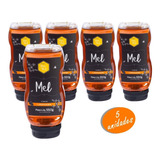 Mel De Abelha Puro Florada Laranjeira 550g Premium 5 Unid