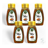 Mel Puro De Abelha Florada Silvestre 340g Kit C 5 Unid