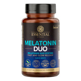 Melatonina Duo 120 Cápsulas Essential Nutrition Sabor Menta