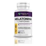 Melatonina   L triptofano   Magnésio   Inositol   Vitaminas 500mg 60 Cápsulas Sem Sabor