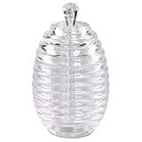 Meleira Com Tampa E Pegador Em Acrílico Transparente 250ml
