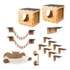 Melhor Playground Para Gato Kit 15 Peças Mdf Degrau Ponte