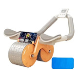Memento Roda Abdominal Rebote Automático Rolo Roda Dupla Exercícios