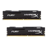 Memória 16gb 8gb X 2 Ddr4 2400mhz Kingston Hyperx Fury