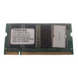 Memória 256mb Ddr 266mhz Pc2100s Notebook Toshiba