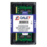 Memoria Dale7 Ddr2 2gb