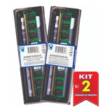 Memória Kingston Ddr2 2gb 667 Mhz Desktop Kit 02 Unid