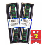 Memória Kingston Ddr3 2gb 1333 Mhz Desktop Kit 02 Unid
