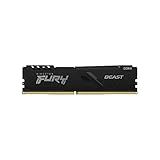 MEMÓRIA KINGSTON FURY BEAST DIMM DDR4 8GB 3200 MHZ KF432C16BB 8 1 35V 1Rx 288 Pinos Desktop Gamer