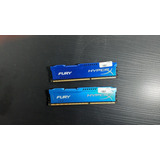 Memória Kingston Hyperx Fury 4gb 1600mhz Ddr3 seminovo 