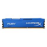 Memoria Kingston Hyperx Fury Ddr3 1600mhz Azul 4x4gb 
