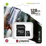 Memoria Micro Sd Kingston 128gb Classe 10 100mb s Canvas