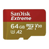 Memória Micro Sd Sandisk Extreme 64gb Sdsqxah 064g gn6ma