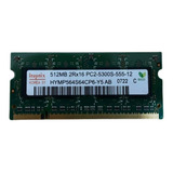 Memoria Notebook 512mb 667