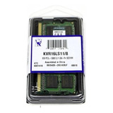 Memória Notebook 8gb Ddr3 Pc3l 1600mhz Kingston Kvr16ls11 8