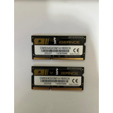Memória Notebook Corsair Vengeance Ddr3 1600mhz 8gb 2x4gb