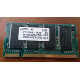 Memória Notebook Ddr 256mb Samsung
