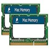Memória Notebook DDR3 8GB 2x 4GB 1 066MHz Corsair Mac CMSA8GX3M2A1066C7