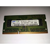 Memória Notebook Samsung 1gb Ddr3 1rx8 Pc3 10600s 09 10 z