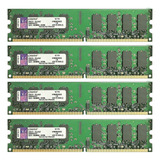 Memória Pc Kingston 4x 2gb 8gb Ddr2 800mhz Pc2 6400 Kvr800