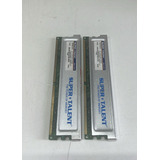 Memória Ram 2 Gb Ddr2 2x 1gb Super Talent 175