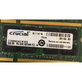 Memória Ram 2gb 1 Crucial Ct25664ac800