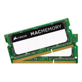 Memória Ram Apple Sodimm Color Verde 8gb 2 Corsair Cmsa8gx