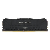 Memória Ram Ballistix Black 8gb 1 Crucial Bl8g24c16u4b