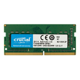 Memória Ram Color Verde 4gb 1 Crucial Ct4g4sfs824a