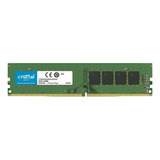 Memória Ram Color Verde 8gb 1 Crucial Ct8g4dfra32a