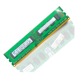 Memória Ram Ddr3 2gb 1066mhz Color Verde Samsung Pc Desktop