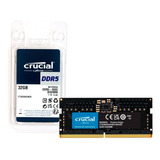 Memoria Ram Ddr5 Para Notebook 32gb 5600mhz Crucial Sodimm