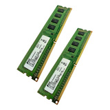 Memória Ram Desktop 4gb 2x2gb Ddr3 1333mhz Smart Pc3 10600