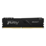 Memória Ram Fury Beast Ddr4 Color Preto 16gb 1 Kingston Kf4