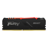 Memória Ram Fury Beast Ddr4 Rgb