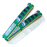 Memória Ram Kingston Kit 2x Ddr3 2gb 1333mhz Verde Desktop