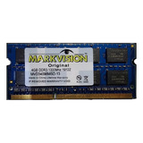 Memória Ram Notebook 4gb Ddr3 Markvision Mvd34096msd 13 Zero