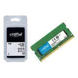 Memória Ram Notebook Crucial Ddr4 3200mhz 1 Módulo 8gb